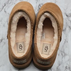 UGG Chestnut Shearling Slip-Ons